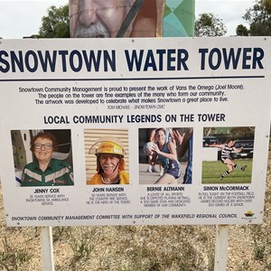 Snowtown Water Tower Mural