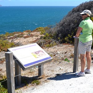 The cliff top walk is a must