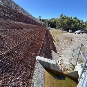Scotts Peak Dam Wall