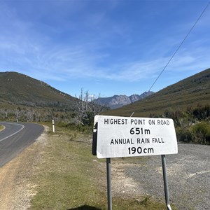Highest Point on Road