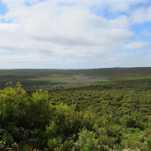 Flinders Chase NP scenery from the hill