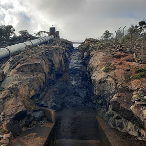Spillway channel