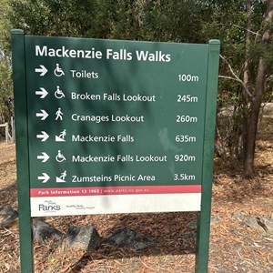 Mackenzie Falls Trail Head