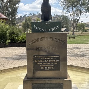 Dog on the Tuckerbox