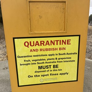 SA Border Quarantine Bin