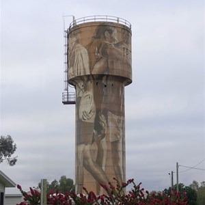Cunnamulla Water Tower Art