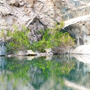 Reflections at the old Quarry Mt Monster