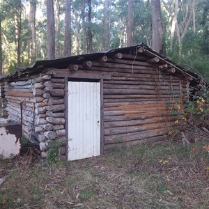 Large wooden hut