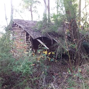 Large wooden hut