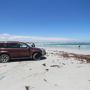 A dip after a 4WD from Beachport