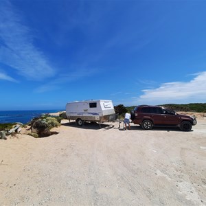 End of scenic drive overlooks Cove