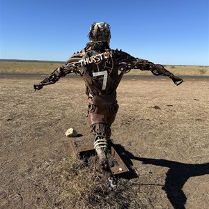 Johnathan Thurston sculpture