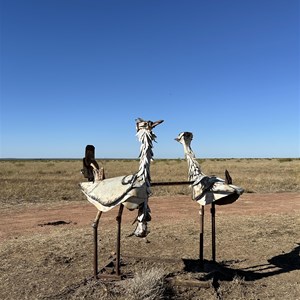 Sculpture trail Plains Turkeys