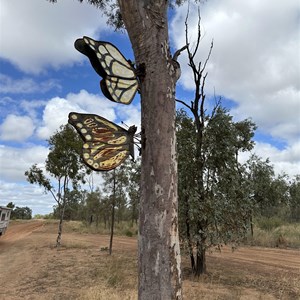 Butterfly sculpture