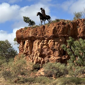 Soldier on Horse Back