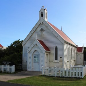 The church at the signal station village