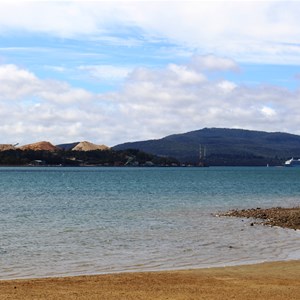 Bell Bay, viewed from the western shores of the Tamar River
