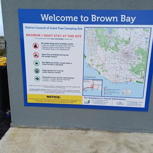 Browns beach free camp