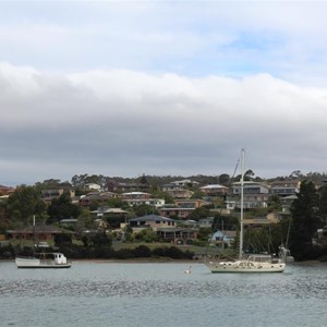 Houses overlooking Georges Bay