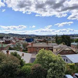 View of Launceston to the north of the city
