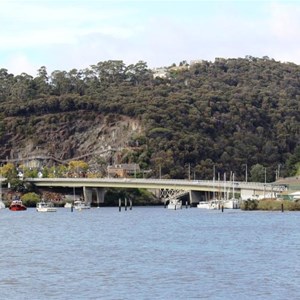 Bridge at the mouth of Cataract Gorge