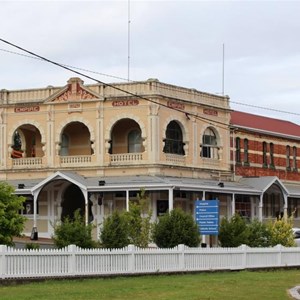The Empire Hotel. Built in 1901 it is heritage listed.