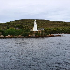 The light on Entrance Island