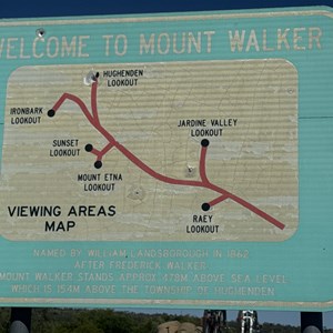 Entry to Mt Walker Lookout