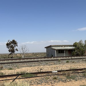 Toilet Stop and Olary Hotel