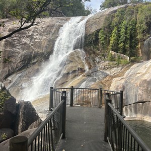 View of falls & lookout at Base of Falls Lookout