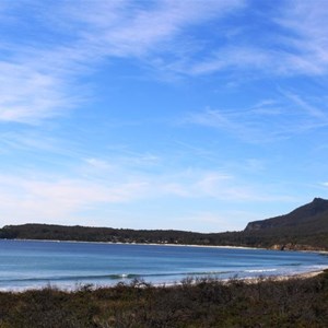Pirates Bay from northern tip of the Tasman Peninsula