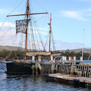 Day sailing excursions are available on the Huon River