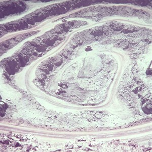 The open cut in 1976