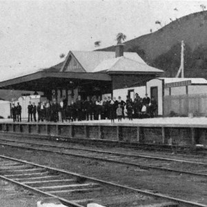 Tallangatta Station circa 1957