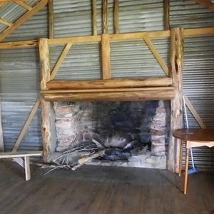 Interior of new hut Oct 2025