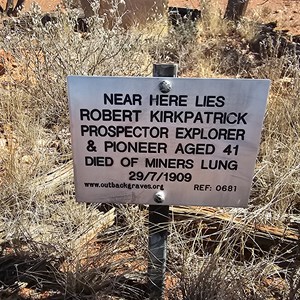 Robert Kirkpatrick Gravesite 29/7/1909