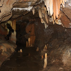 Royal Cave formations