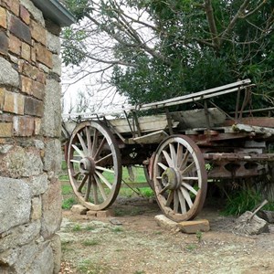 Old dray in Delegate rest area
