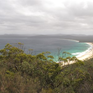 View from lookout on Green Cape road