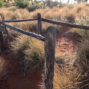 Grave of Aboriginal stockman "Chinaman" near Well 37 (June 2023)