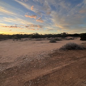 Ripper camp spot in old gravel pit