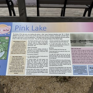 Pink Lake Viewing Area