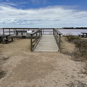 Pink Lake Viewing Area