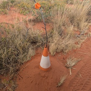 Bore casing on side of road