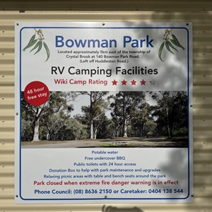 Bowman Park RV Stop