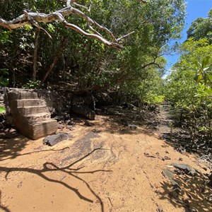 Old well and windmill