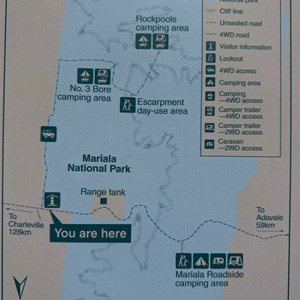 Access to No.3 Bore Campsite