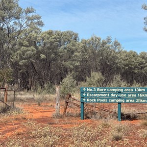 Access to No.3 Bore Campsite