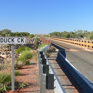 Bridge over Duck Creek east of Nanutarra