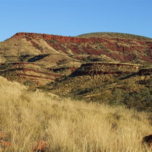 View from the northern end of Rio Tinto Gorge